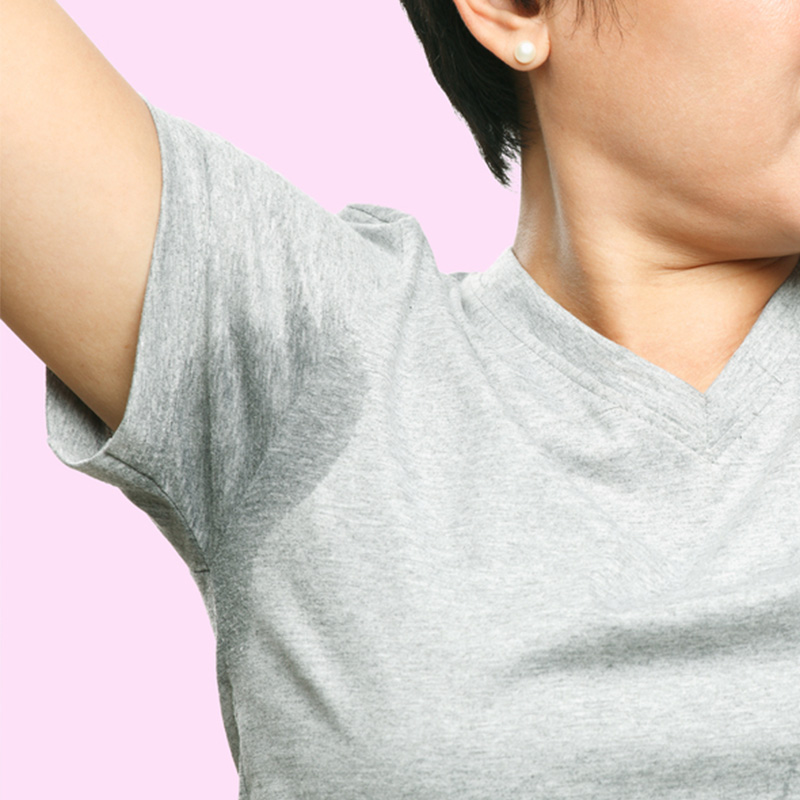 درمان تعریق با بوتاکس