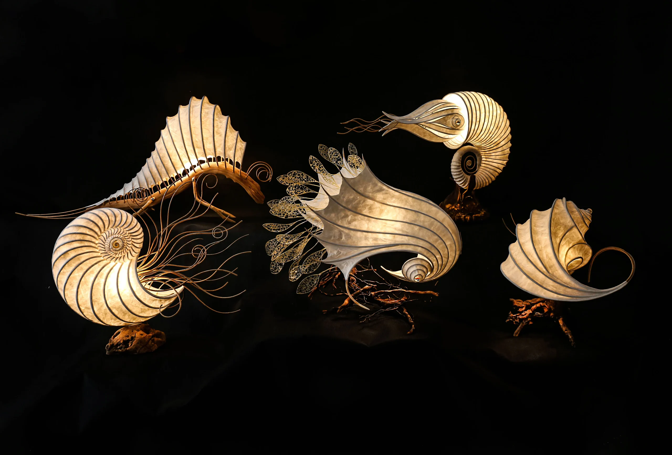 آباژور رومیزی خاص لایتینگ مجمسه