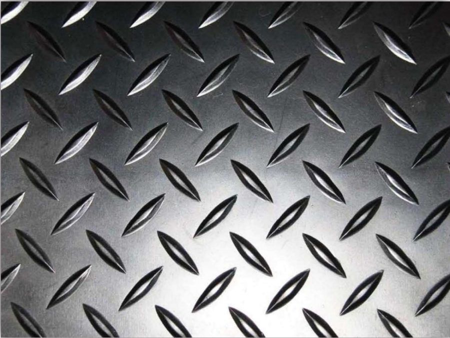 ورق استیل آجدار