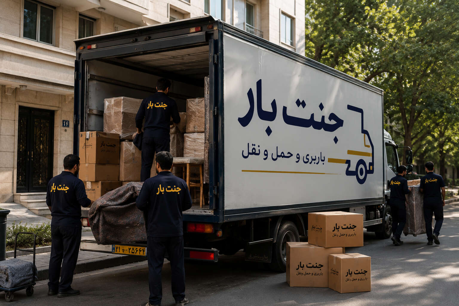 باربری جنت بار در وایین و ملارد؛ حمل بار مطمئن با قیمت مناسب